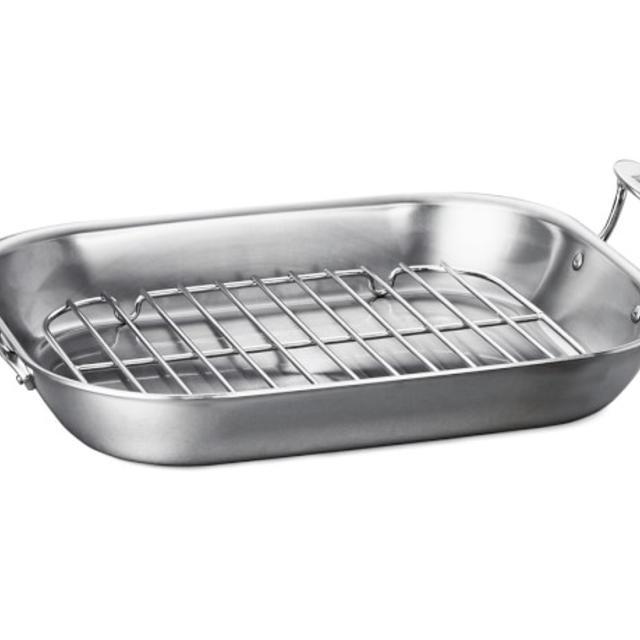 All-Clad Stainless-Steel Flared Roaster, Extra Large