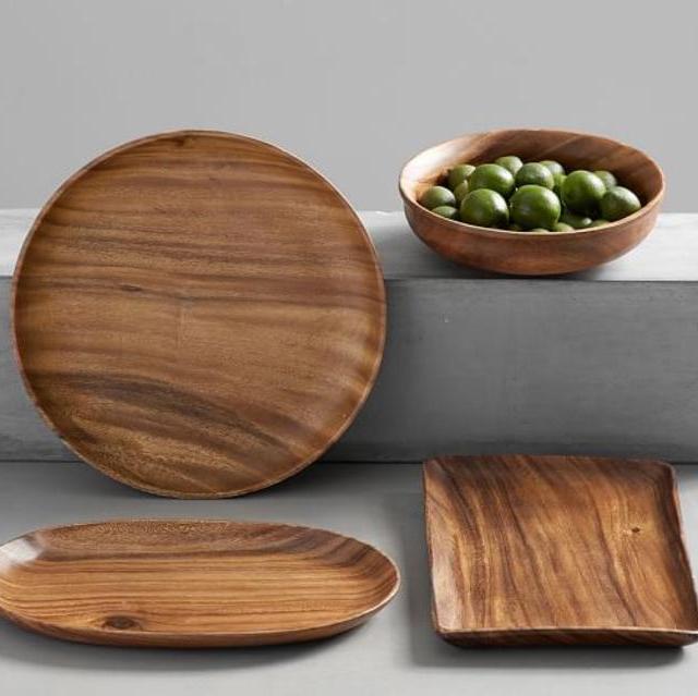 Mill Acacia Serve Bowl