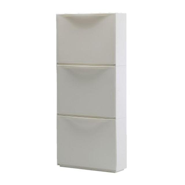 TRONES Shoe/storage cabinet, white