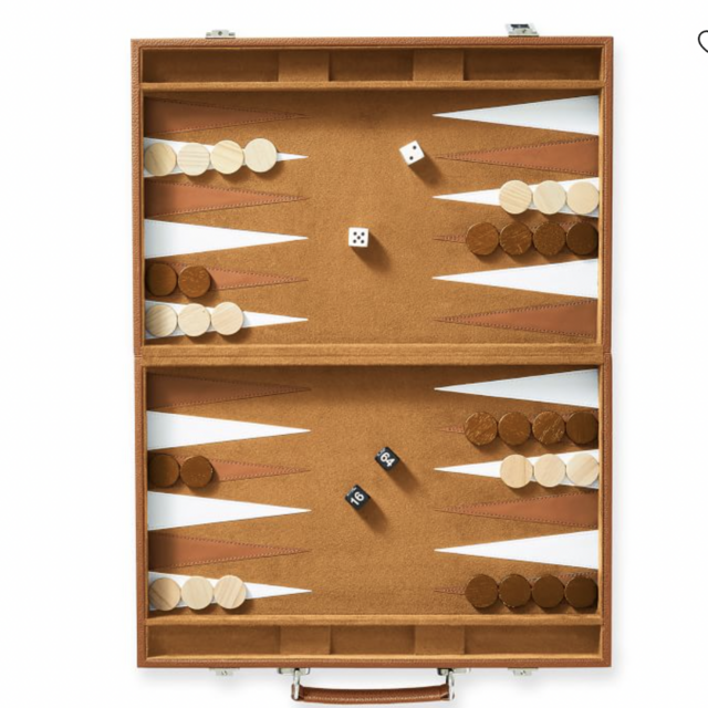 Leather Backgammon Set