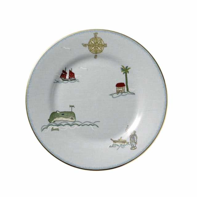 Wedgewood Sailor's Farewell Salad Plates, Set of 4