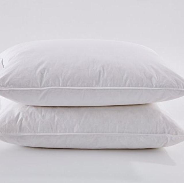 Puredown White Goose Feather and Down Pillow, King, Set of 2