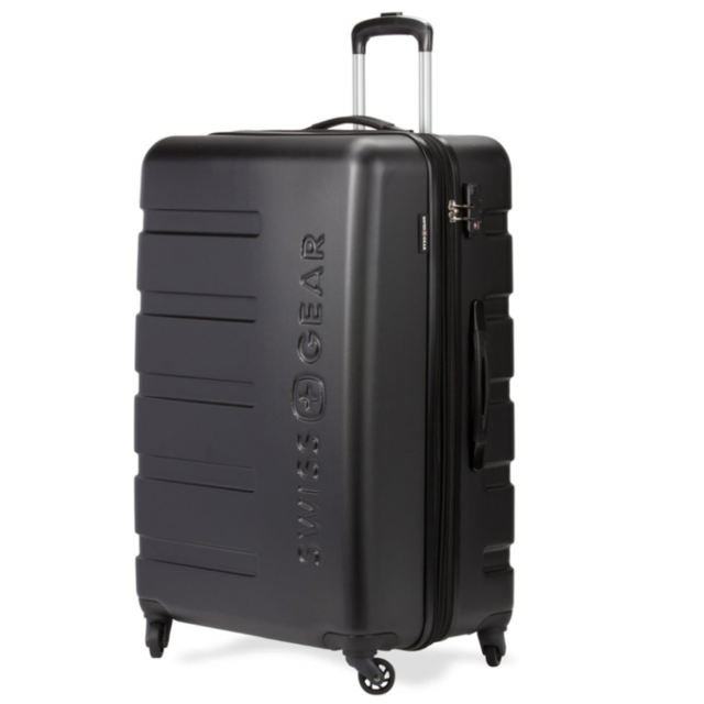 Swissgear 7366 27” Expandable Hardside Spinner Luggage - Black