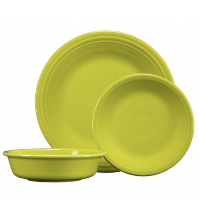 Fiesta Classic 3-piece Place Setting - Lemongrass
