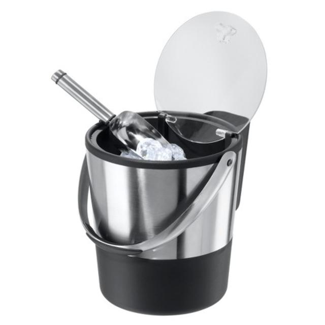 Oggi Stainless Steel Double Wall Ice Bucket and Scoop - 3.8 Liter product details page