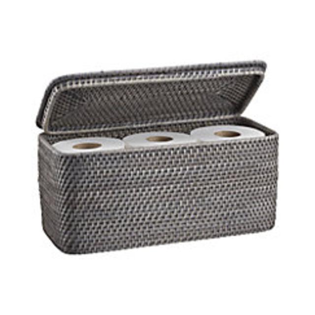 Sedona Grey Bath Lidded Rectangular Tote