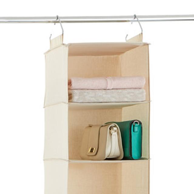 6-Compartment Canvas Hanging Sweater Bag