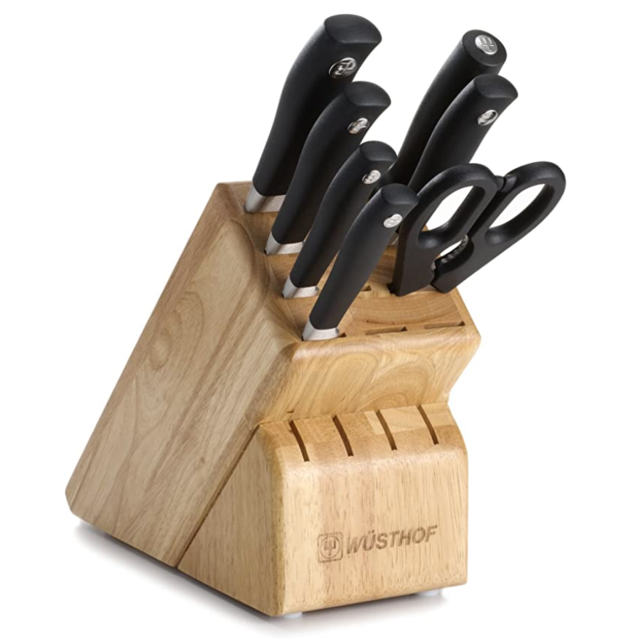 Wusthof 8518 Grand Prix II 8 Piece Block Set, Black