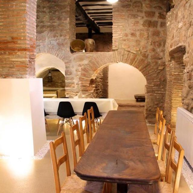 Dinner at Posada Ignatius in Navarrete, Spain
