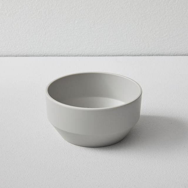 Modern Melamine Cereal Bowls (set of 4)- Color: Platinum