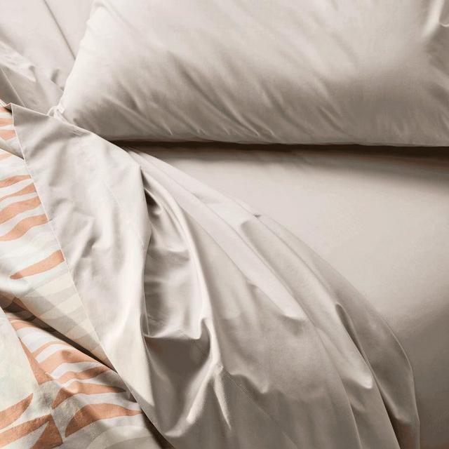 Luxe Core Sheet Set- King set, color: Soft Grey