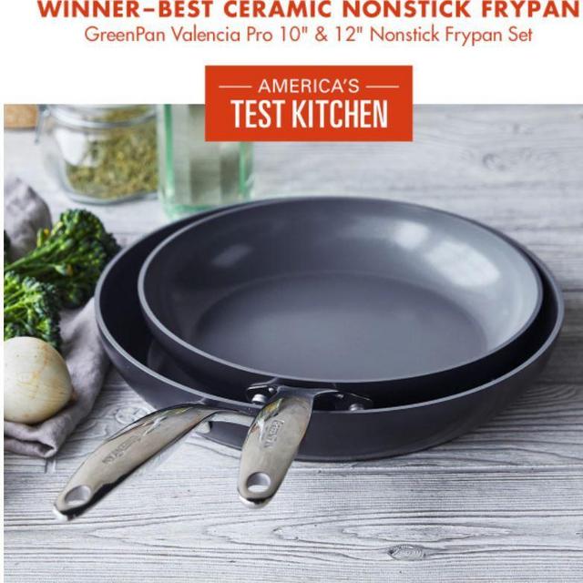 Valencia Pro Ceramic Nonstick 10 and 12" Frypan Set