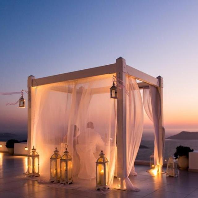 Super Fancy Dinner in Santorini