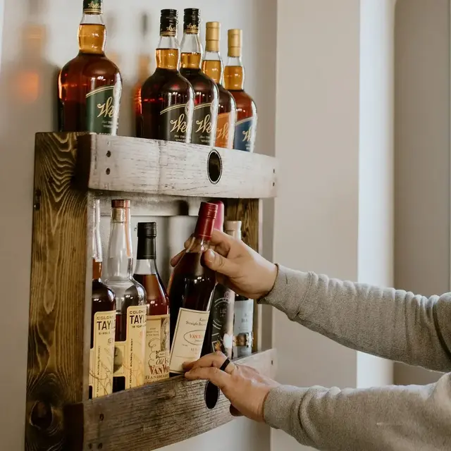 Restock Qian's Whiskey Shelf