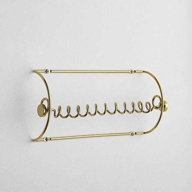 gold paper towel holder