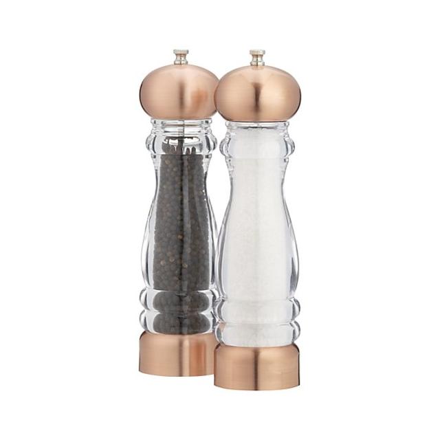 Copper Salt and Pepper Mills