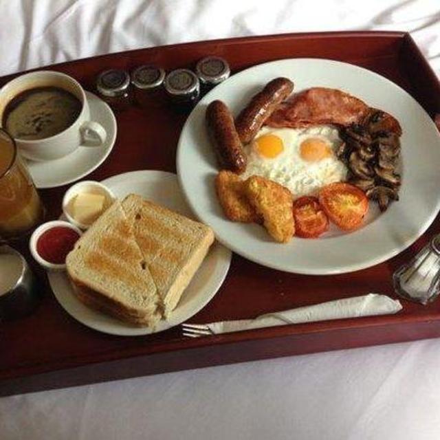 Breakfast in Bed (aka Uber Eats)