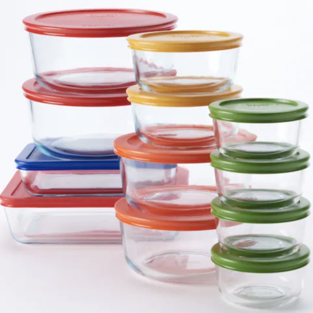 Pyrex 24-pc. Storage Set with Color Lids