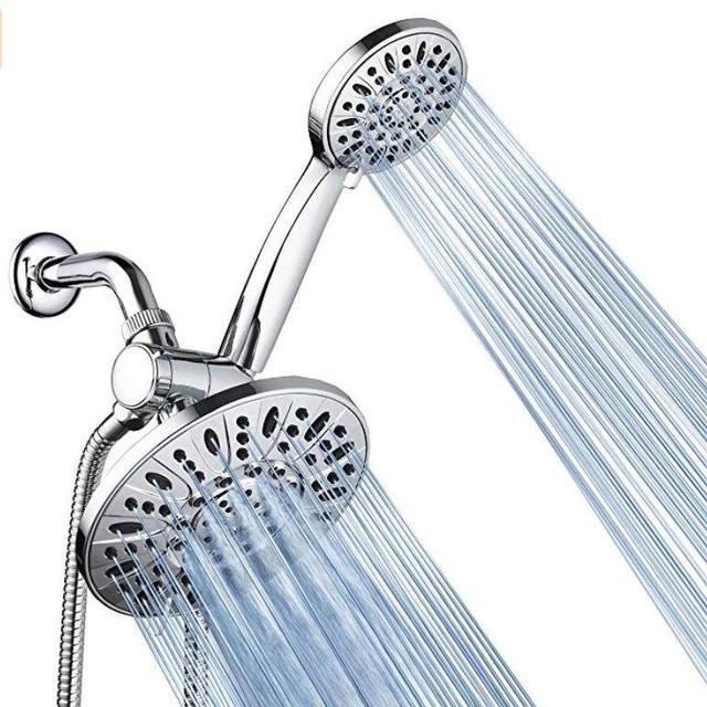 AquaDance 7" Premium High Pressure Shower Head w/ Hand Held