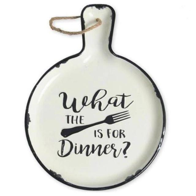 Sweet Bird & Co™ - What The Fork Is For Dinner - Metal Wall Art