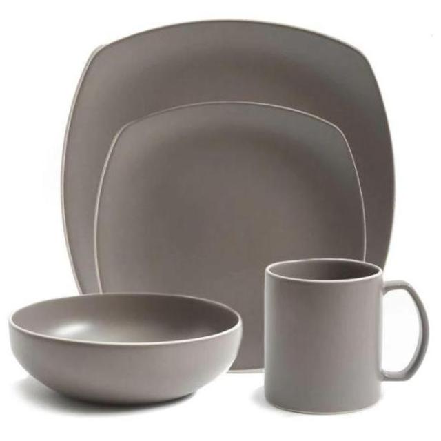 Artisanal Kitchen® Edge 16-Piece Dinnerware Set in Stone