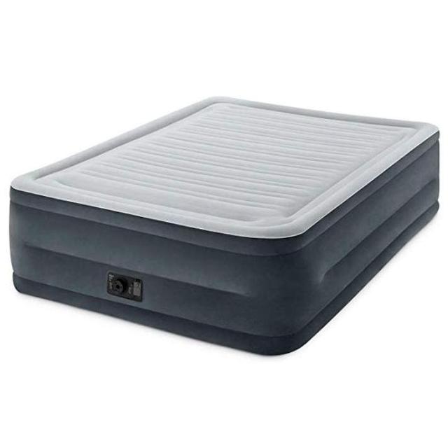 Comfort Plush Elevated Dura-Beam Airbed with Built-in Pump, Queen