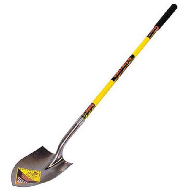 Seymour S700 48 in Fiberglass Long Handle Structron Round Point Shovel