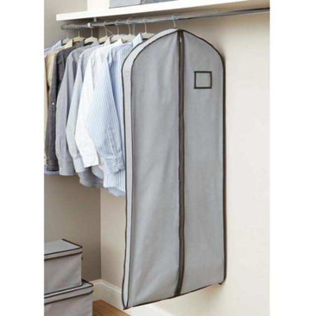 Better Homes and Gardens Hanging Garment Bag, Grey