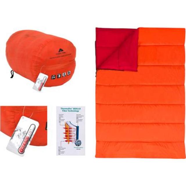 Ozark Trail 20-30F Termolite Quallo Double Capacity Rectangular Sleeping Bag
