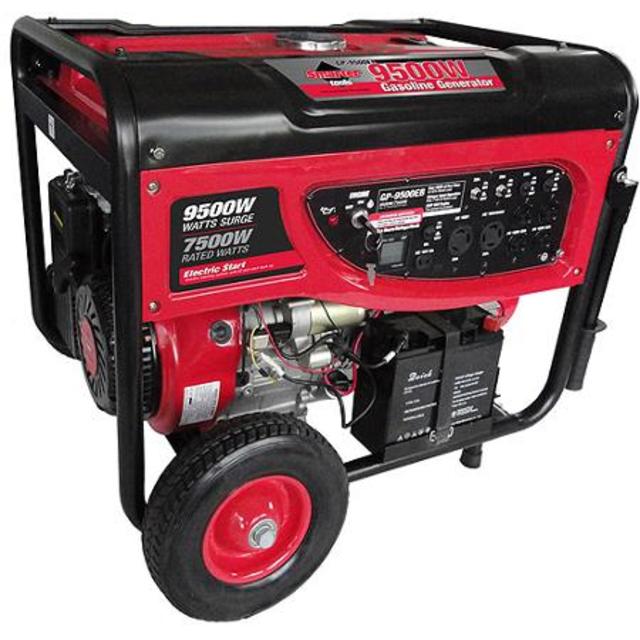 Smarter Tools 9500W Portable Generator with Electric Start and Battery