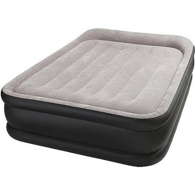 Intex Deluxe Pillow Rest Airbed with Built-in 120V Pump, Multiple Sizes