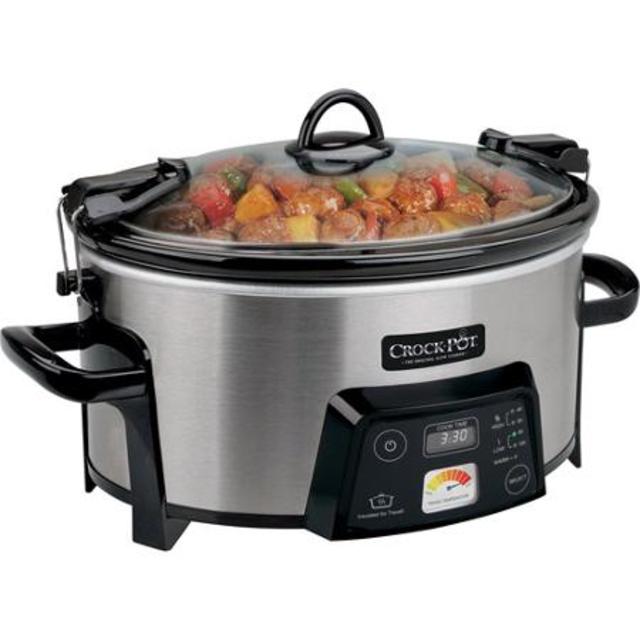 Crock-Pot 6-quart Cook and Travel Programmable Slow Cooker