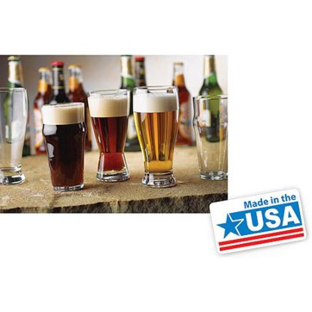 Libbey International Beer Glasses, Set of 12