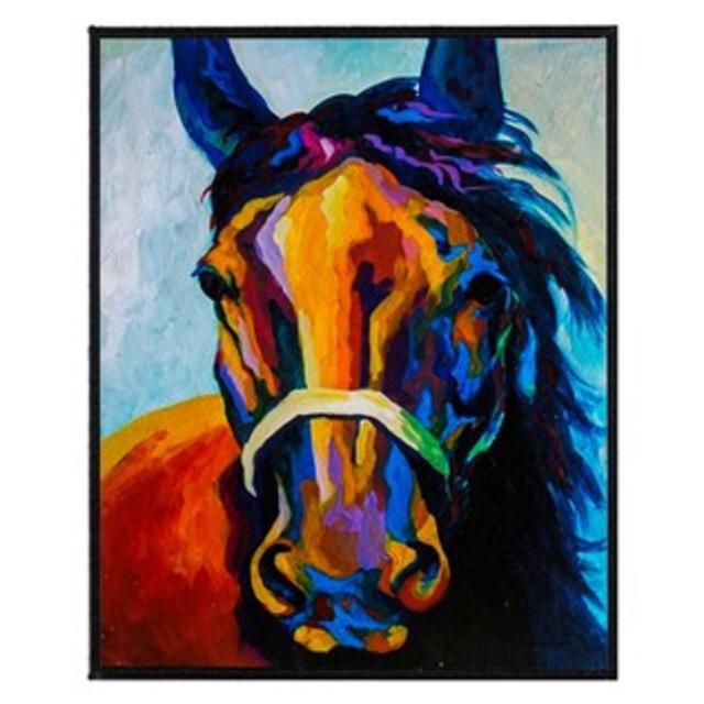 Colorful Horse Framed Wall Art