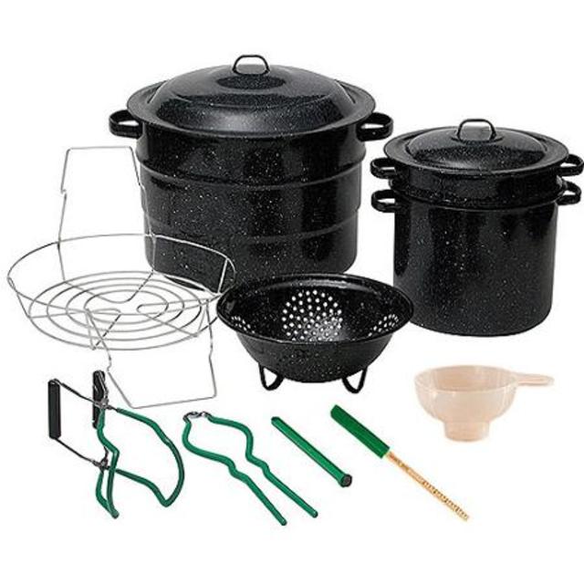 Granite Ware 12-Piece Canning Set, Black