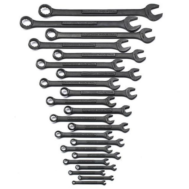Craftsman 22PC WR SET BLK OXIDE COMBO MET