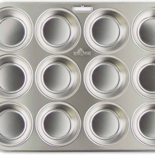 Stainless Steel Muffin Pans x2