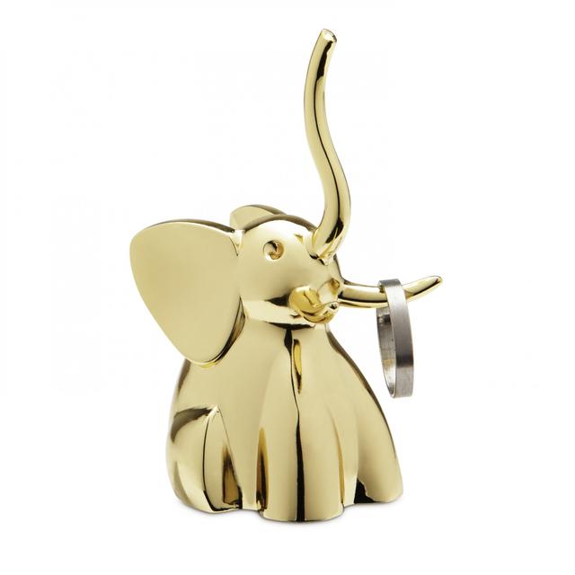 ZOOLA ELEPHANT RING HOLDER BRASS