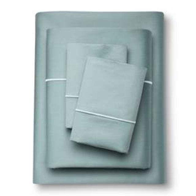 Supima Cotton Sheet Set & Pillowcase Collection 1000 Thread Count - Fieldcrest™ Aqua Spill