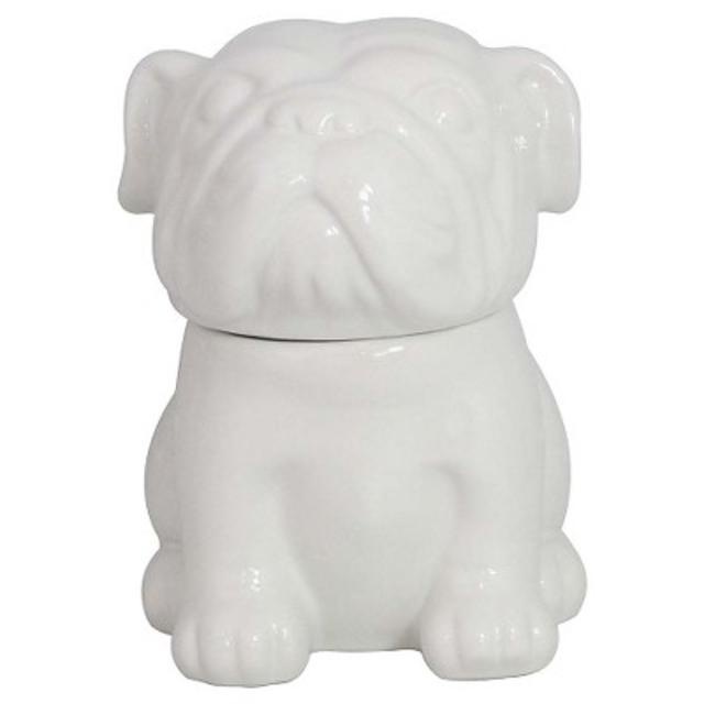 English Bulldog Cookie Jar - White (65oz.) - Threshold™