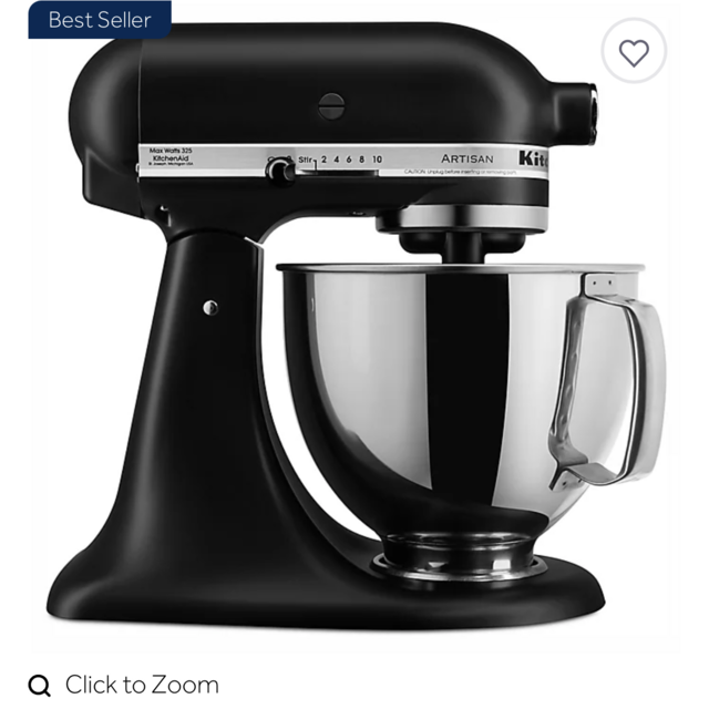 “kitchenaid” matte black