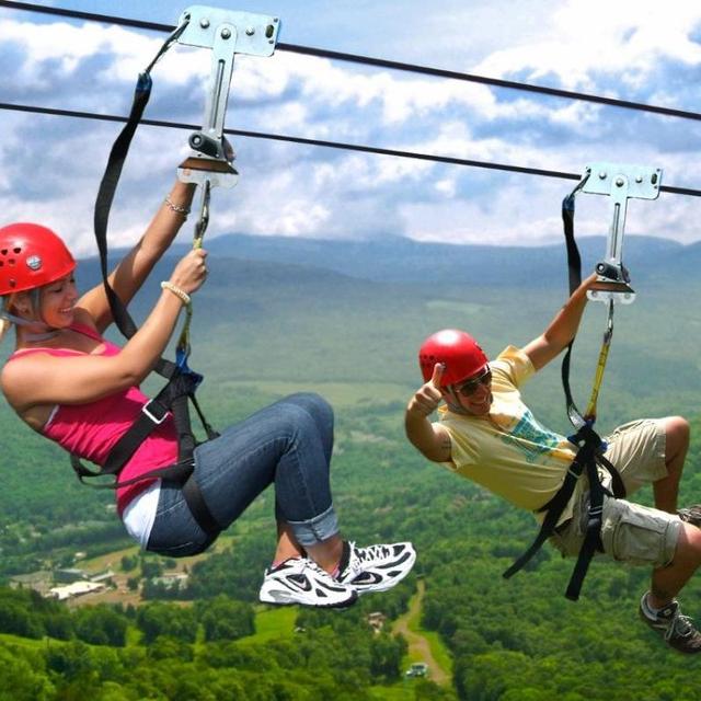 Ziplining