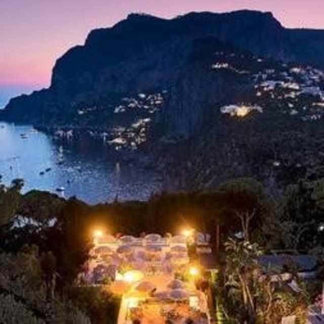 Dinner at Terrazza Brunella in Capri