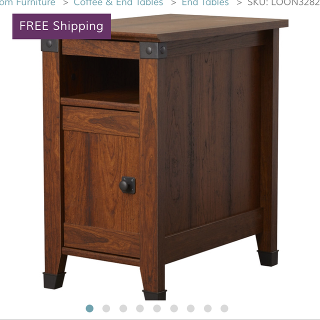 Siskiyou End Table by Loon Peak