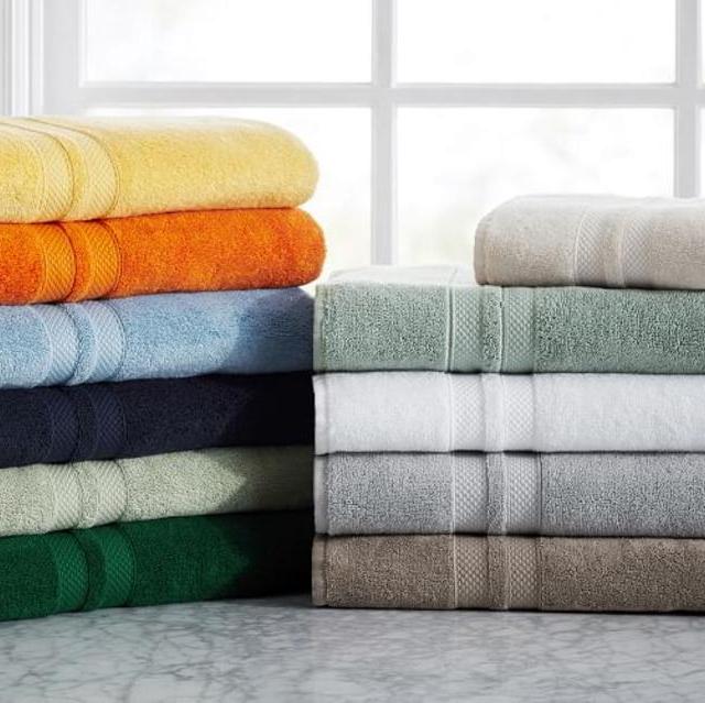 PB Organic 600-Gram Weight Hand Towels - FRENCH BLUE
