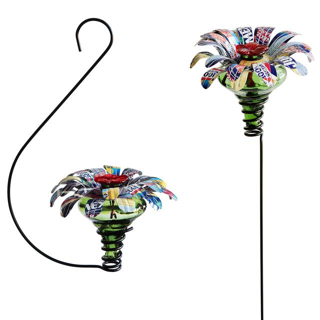 FLOWER HUMMINGBIRD FEEDER