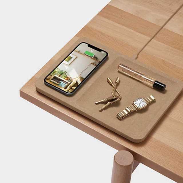Courant Essentials® Catch:3 Wireless Charging Station in Camel