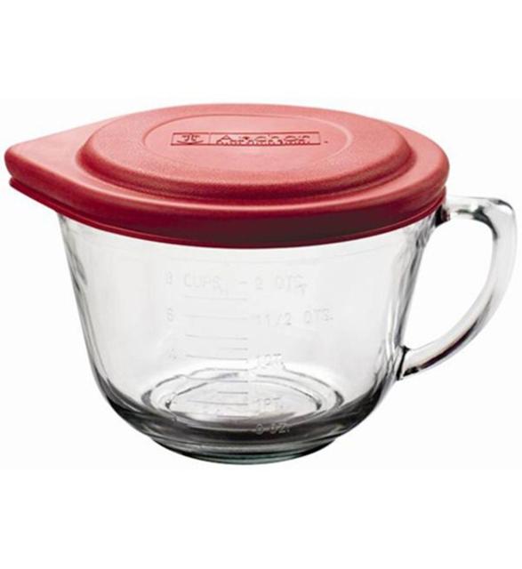 Anchor Hocking Ovensafe Batter Bowl with Handle & Lid