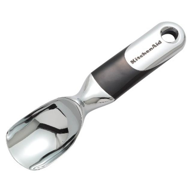 KitchenAid® Stainless Steel Ice Cream Scoop - Black