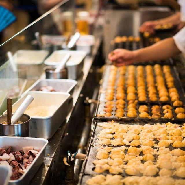 Osaka street food in Dotonbori